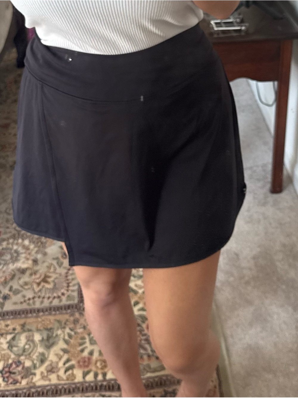 Old Navy Black Athletic Skort with Built-In Shorts
